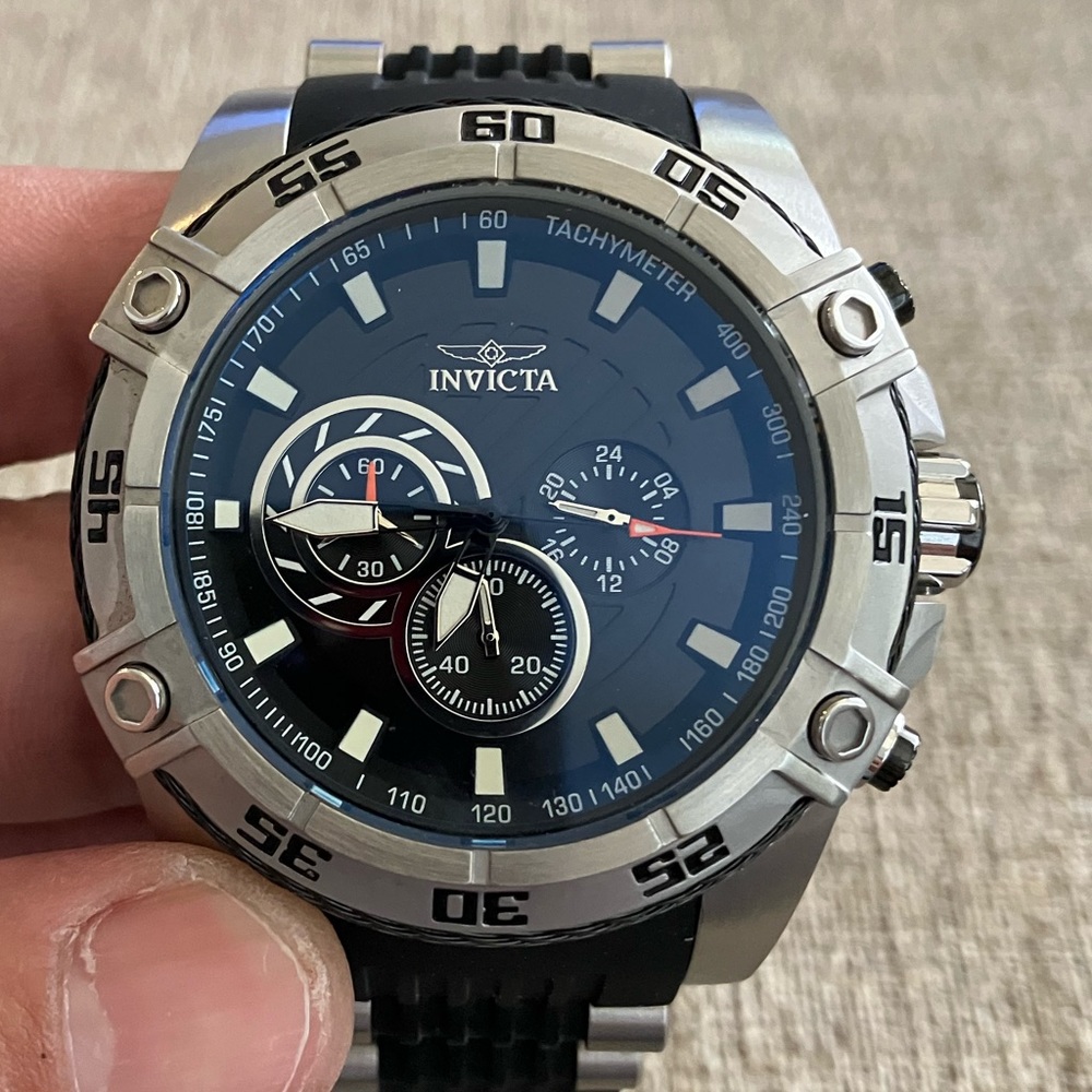 Invicta Watch Speedway Men Model 28227 Japan Quartz 52mm Stainless Steel